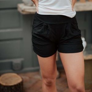 BRAND NEW Black Solid Harem Shorts